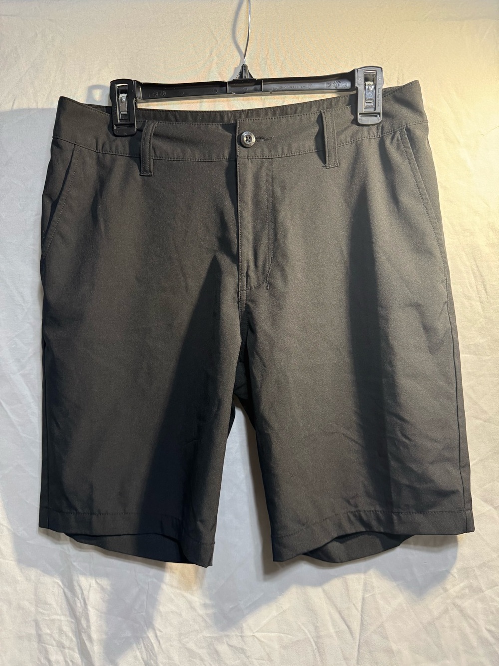 RSQ Men's Black Flat Front Performance Shorts
